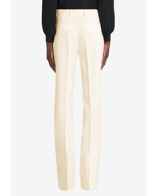 Etro White Flared Tailored Pants