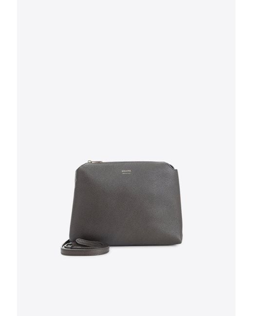 Khaite Gray Medium Lina Crossbody Bag