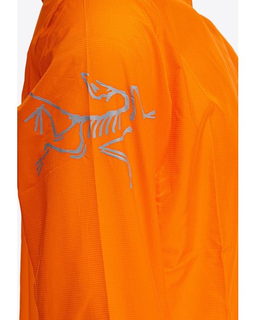 Arc'teryx Orange Norvan Windshell Windbreaker Jacket for men