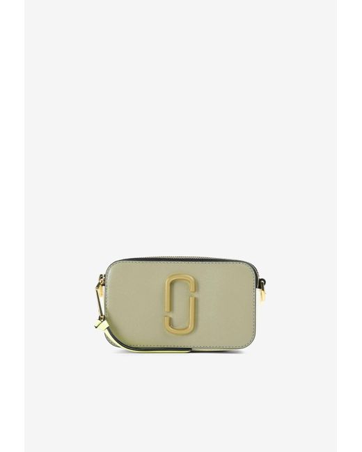 Marc Jacobs The Colorblocked Snapshot Crossbody Bag in Gray Lyst