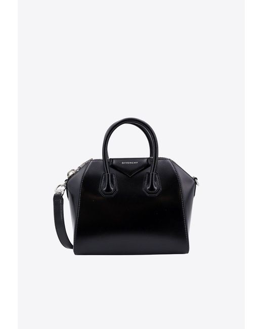 Givenchy Black Mini Antigona Top Handle Bag