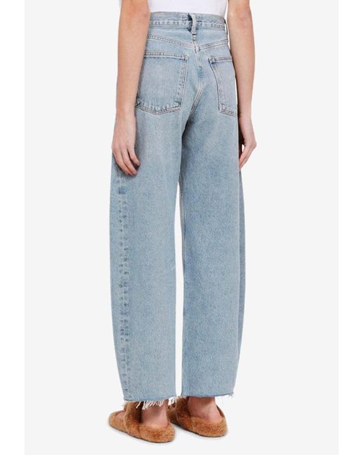 Agolde Blue Balloon Straight Jeans