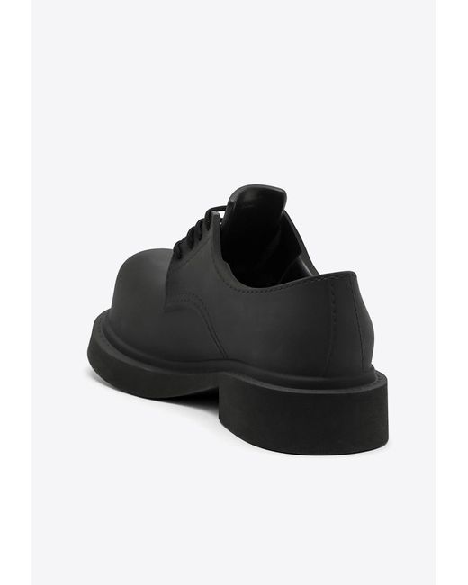 Balenciaga Black Steroid Derby Lace-Up Shoes for men