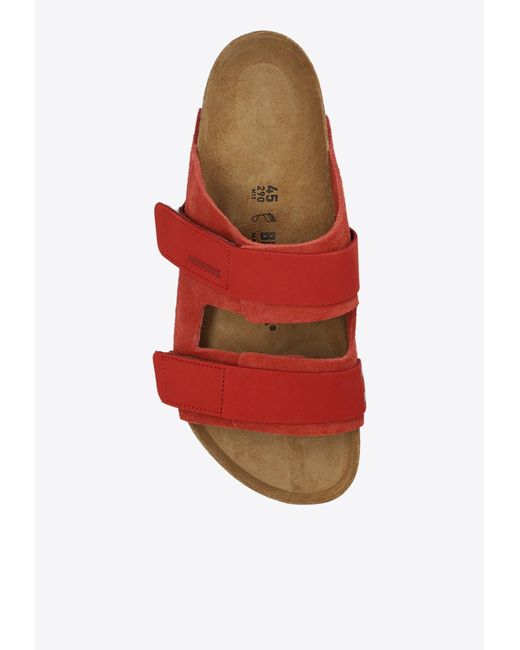 Red birkenstock shop men