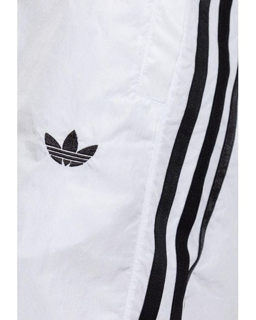 Adidas Originals White Adicolor Teamgeist Oversized Track Pants