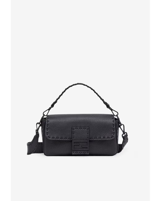 Fendi Men's Blue Baguette Shoulder Bag