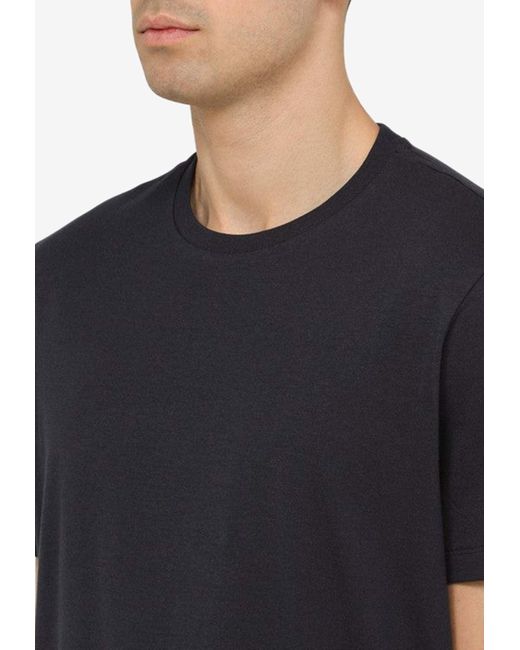 Parajumpers Black Shispare Logo Patch T-Shirt for men