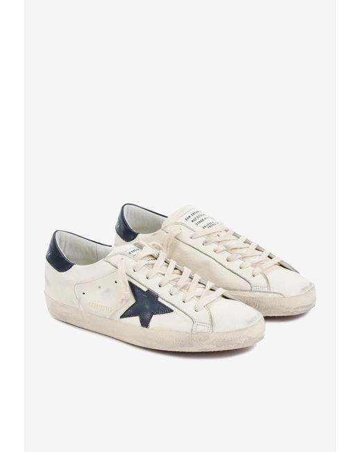 Golden Goose Deluxe Brand Natural Super-Star Low-Top Sneakers for men