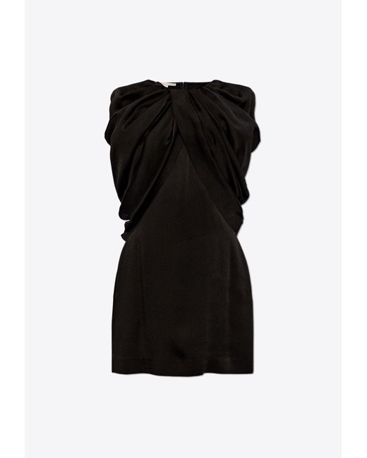 Stella McCartney Black Draped Dress,