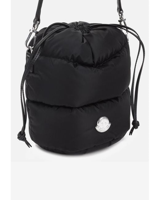 Moncler Black Caradoc Quilted Shoulder Bag
