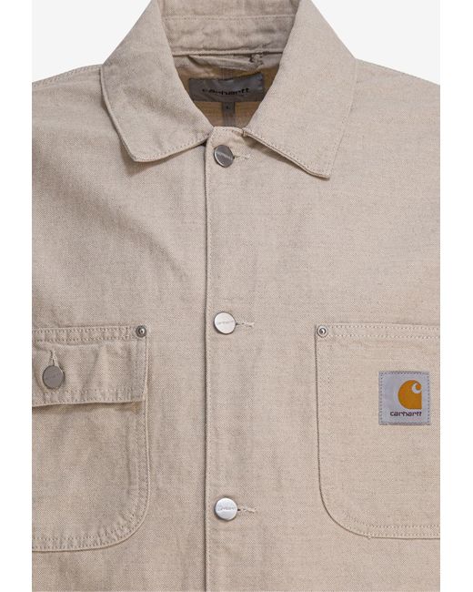 Carhartt Natural Walter Chore Field Jacket for men