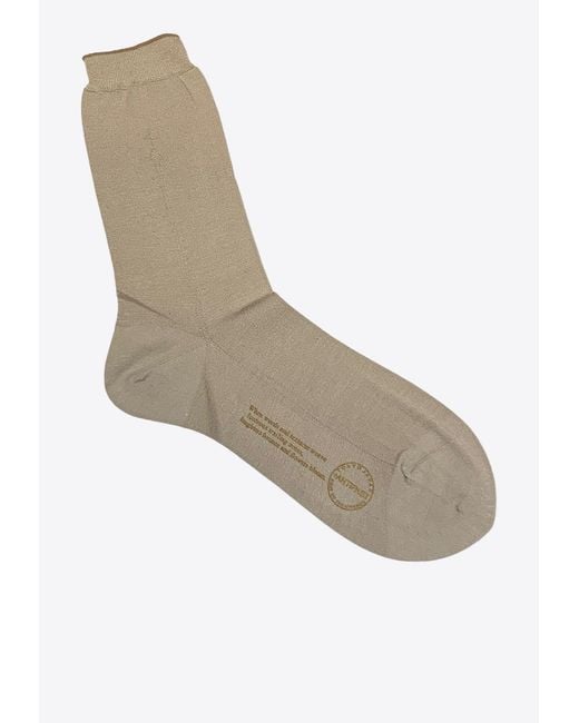 Antipast Natural Essential Crew Socks