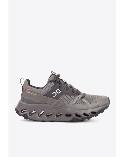 On Shoes Gray Cloudhorizon Low-Top Sneakers