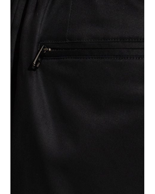 Dolce & Gabbana Black Elasticated Cargo Pants for men