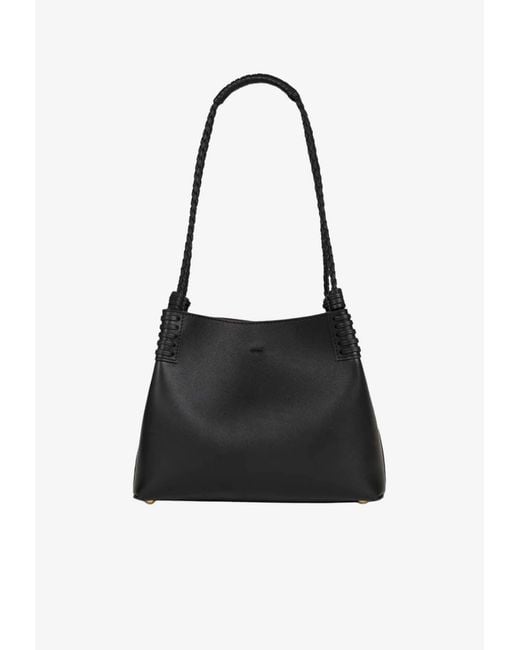 Etro Black Small Libra Calf Leather Shoulder Bag