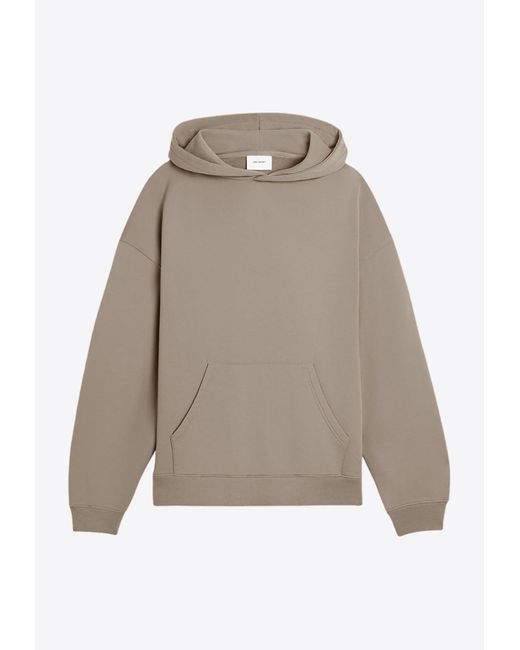 Axel Arigato Gray Drill Oversized Hoodie for men