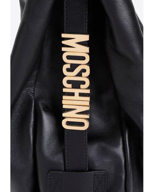 【関税込み】Moschino ブラック ラージ Handle Me バッグ Moschinoのブラック ラージ Handle Me バッグがセール中