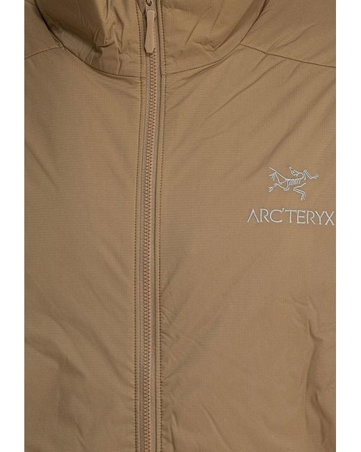 Arc'teryx Brown Atom Zip-Up Ski Jacket for men