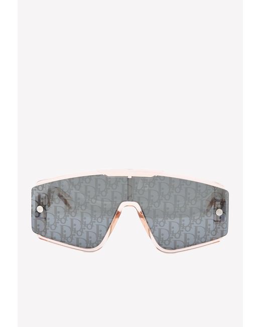 Dior Acetate Shield Sunglasses in Gray Lyst