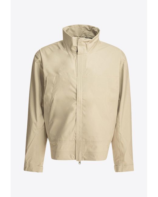 Norse Projects Natural 3L Waterproof Stand Collar Jacket for men
