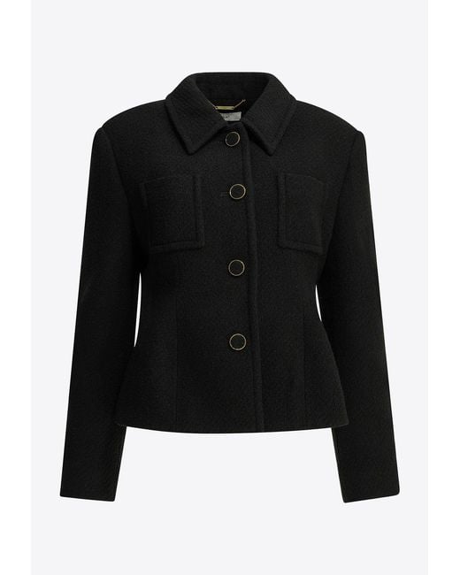 Chloé Black Tailored Wool Blazer