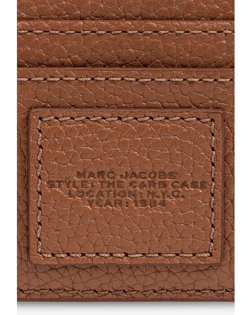 Marc Jacobs White Grained Leather Cardholder