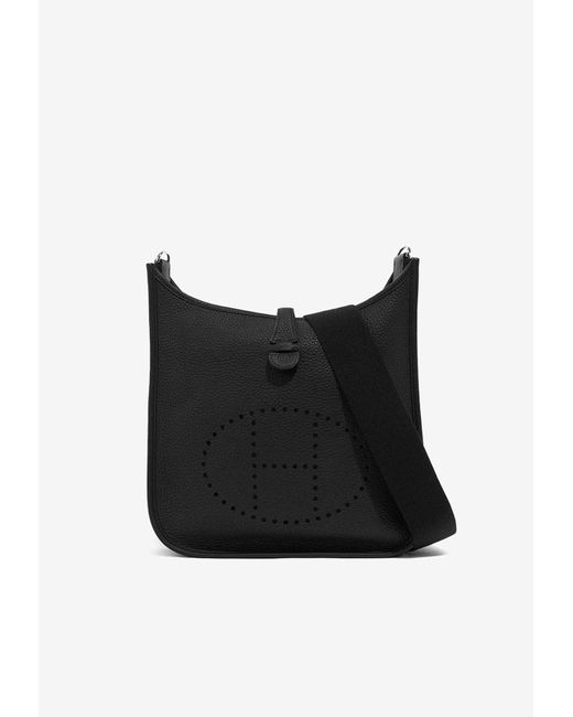 Hermès Evelyne Iii 29 In Black Amazone Leather With Palladium Hardware
