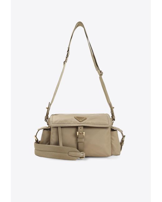 Prada White Medium Explore Shoulder Bag