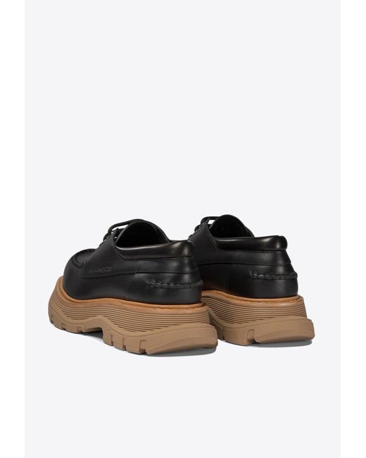Alexander McQueen Black Chunky Sole Lace-Up Shoes for men