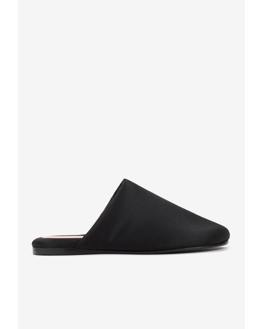 Carven Black Garnier Padded Slippers