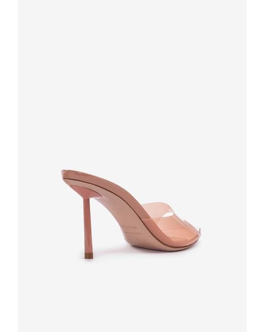 Le Silla Pink Bella 80 Plexi Mules