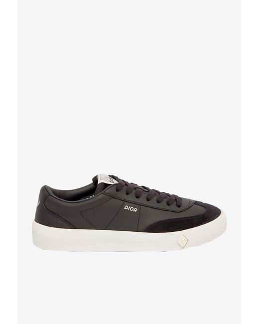 Dior B101 Low-top Leather Sneakers in Black for Men | Lyst
