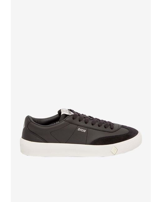 Dior Black B101 Low-top Leather Sneakers for men