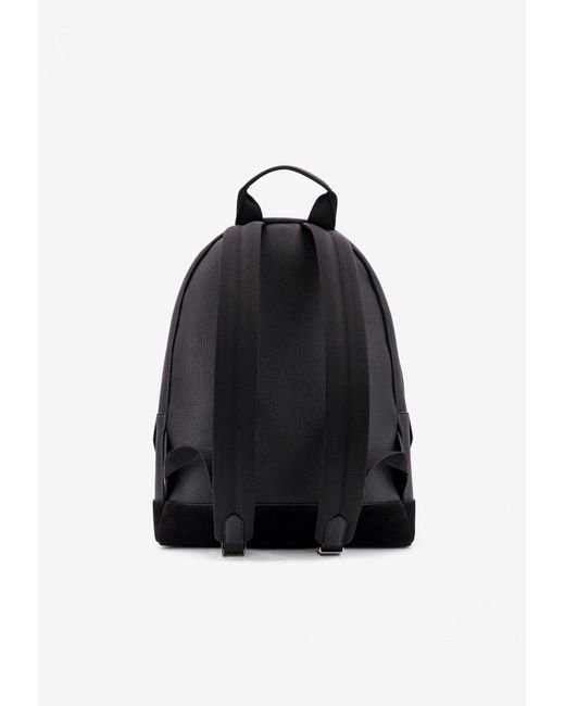 Tom Ford Blue Logo Nylon Backpack for men