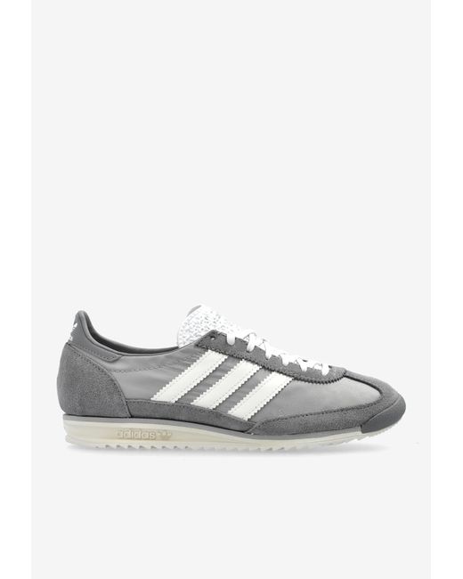 Adidas Originals White Sl 72 Og Low-Top Sneakers