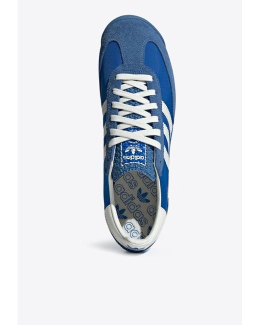 Adidas Originals Blue Sl 72 Rs Low-Top Sneakers for men