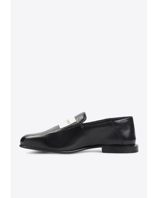 Givenchy Black Label Leather Loafers