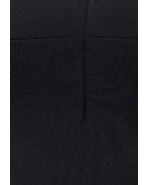 Dolce & Gabbana Black Mini Jersey Dress