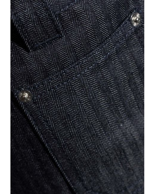 Givenchy Blue Balloon Washed Jeans for men