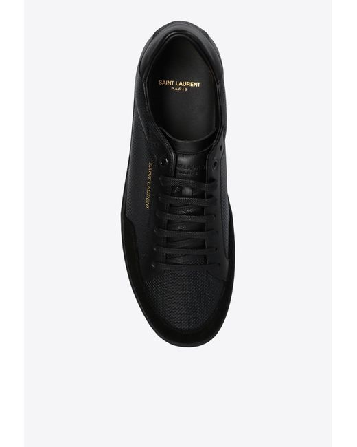 Saint Laurent Black Sl/10 Classic Court Sneakers for men