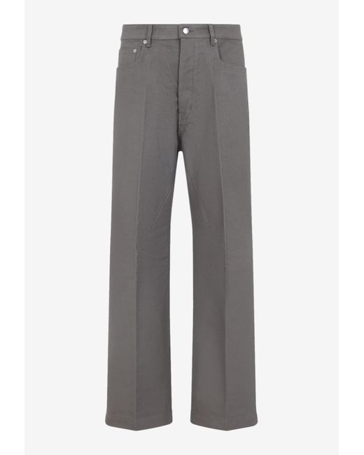 Rick Owens Gray Geth Straight-Leg Jeans for men