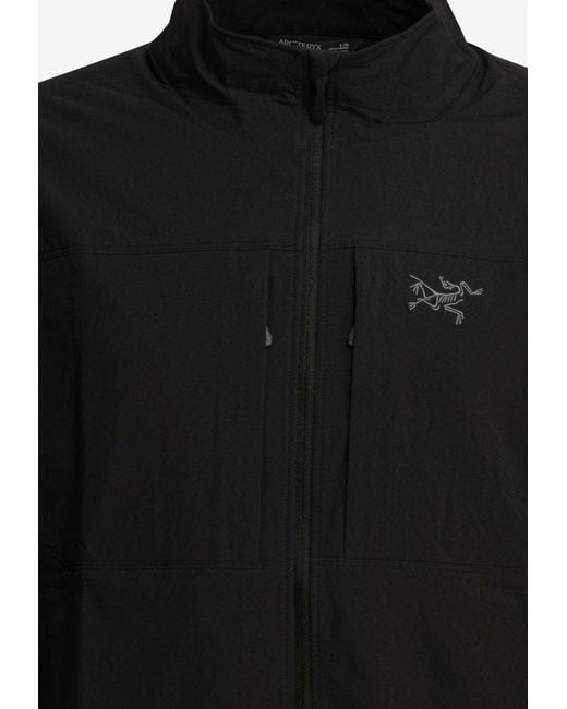 Arc'teryx Black Gamma Lt Softshell Technical Jacket for men
