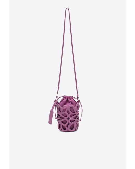 Loewe Pink Inflated Anagram Bucket Bag