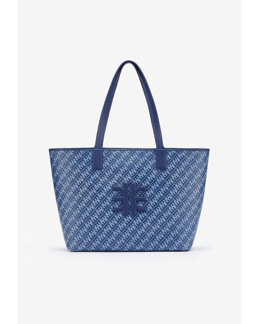 JW PEI Blue Fei Monogram Tote Bag