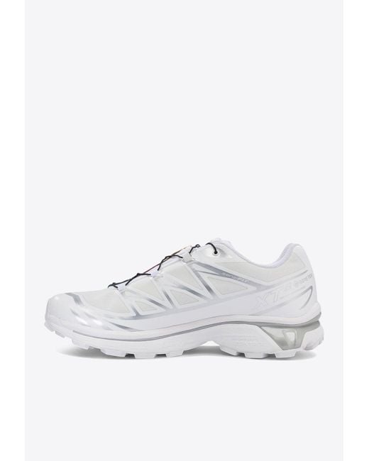 Salomon White Xt-6 Low-Top Sneakers for men