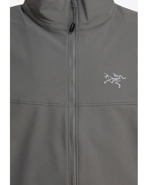Arc'teryx Gray Gamma Zip-Up Jacket for men
