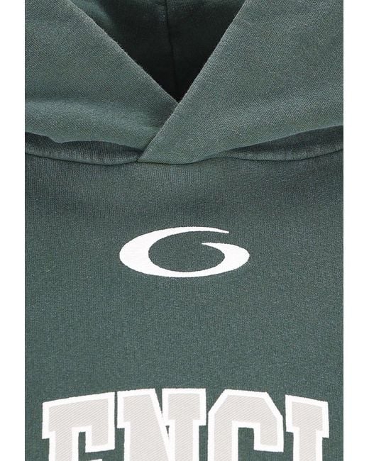 Balenciaga Green Oversized Basketball Hooded Sweatshirt for men