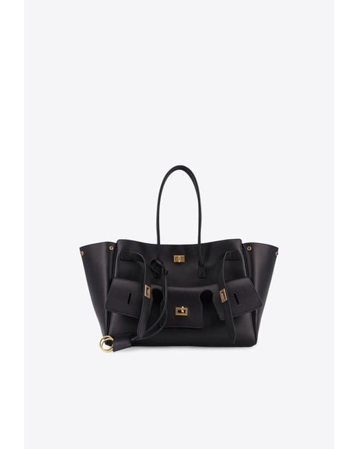 Balenciaga Black Medium Bel Air Tote Bag