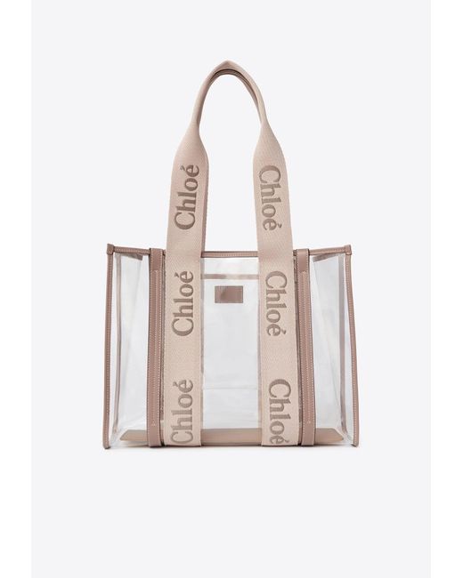 Chloé Natural Woody Jelly Tote Bag