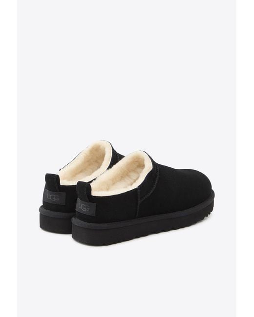 Ugg Black Classic Micro Suede Boots